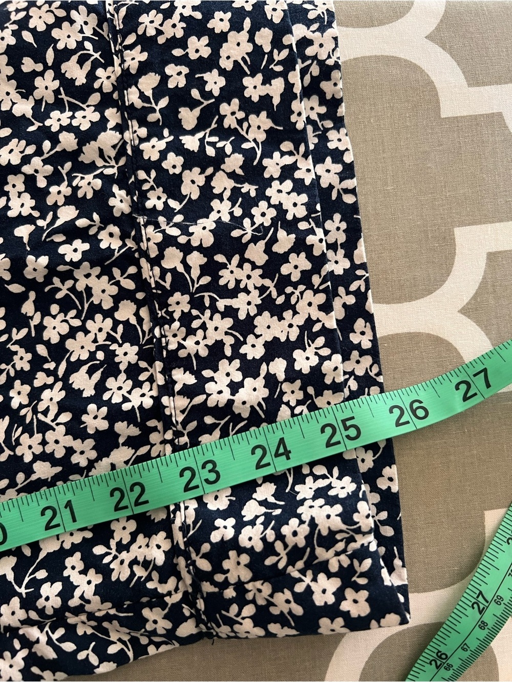 J. Crew Navy & White Floral Spaghetti-Strap Jumpsuit - Picture 7 of 7
